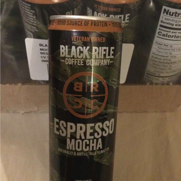 BLACK RIFLE COFFEE COMPANY ESPRESSO MOCHA SIX (6) 11 Oz CANS - Picture 1 of 3